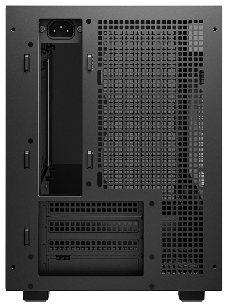DEEPCOOL skříň CH260 / microATX / 2 x USB 3.0 / USB-C / mesh panel / tvrzené sklo / černá