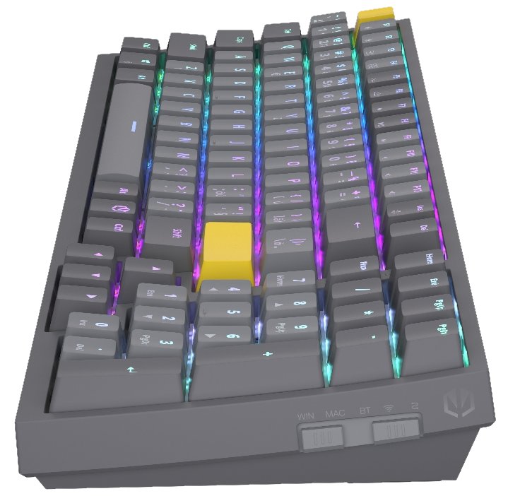 Endorfy mechanická klávesnice Celeris 1800 / BT / USB / bezdrát / MacOS kompatibilní / sidetune / US layout