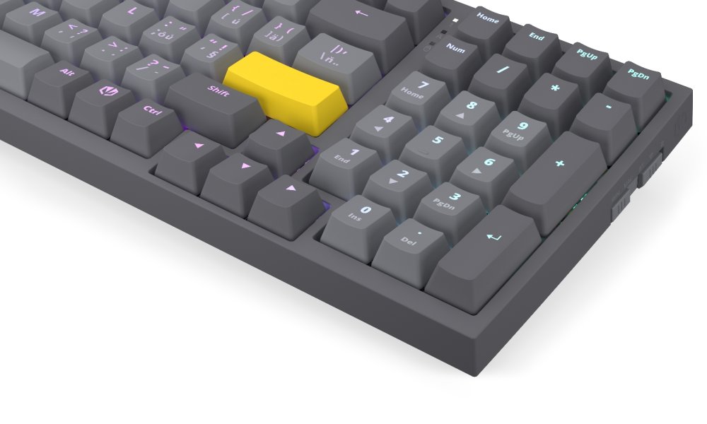 Endorfy mechanická klávesnice Celeris 1800 / BT / USB / bezdrát / MacOS kompatibilní / sidetune / US layout