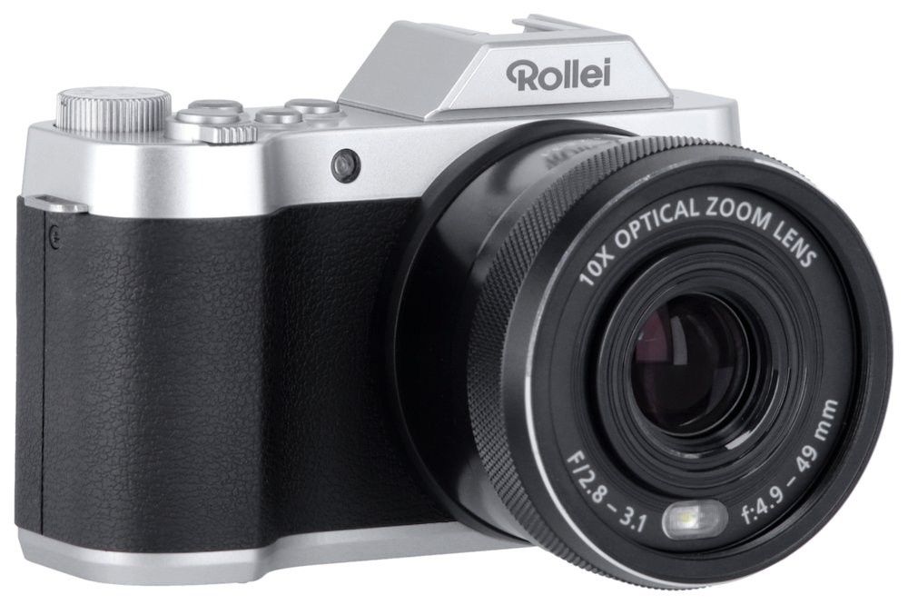 POŠKOZENÝ OBAL - Rollei Powerflex 10x Retro/ 8 MPix/ 10x zoom/ 2,88" LCD/ 1440p video/ Černý