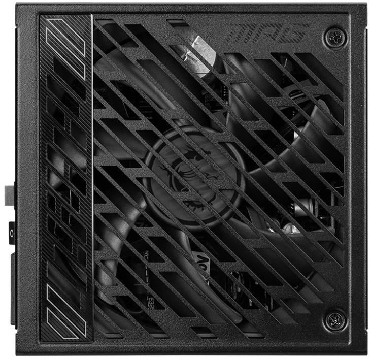 MSI zdroj MPG A850GS PCIE5/ 850W/ ATX3.1/ akt. PFC/ 10 let celk. záruka/ 135mm fan/ modulární kabeláž/ 80PLUS Gold