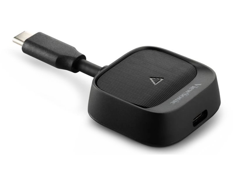 Viewsonic WPD-900  Wireless dongle (Tx + Rx) , USB-C power pass-through, casting: Pier to Pier, AirPlay (iOS), Miracast
