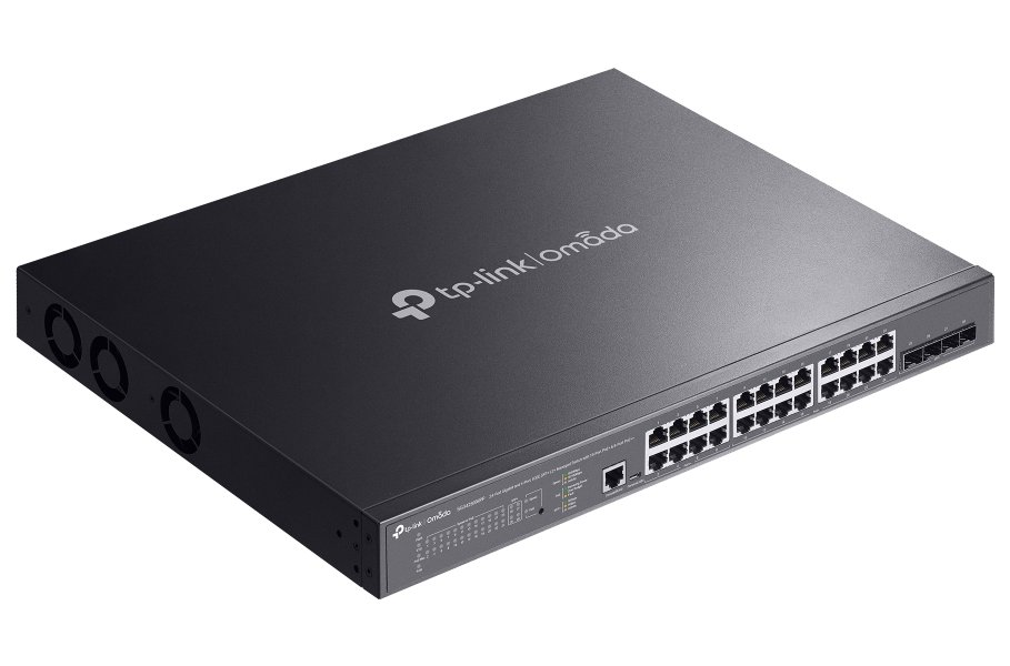 TP-Link SG3428XMPP, Omada 24-Port Gigabit Smart PoE Switch, 16x PoE+, 8x PoE++, 4x 10GB SFP+, 500W PoE budget
