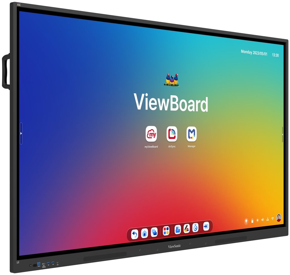 ViewSonic Multi Touch Display IFP6534 65" 40Multi touch,9H, 3840x2160, 450nits, 8G RAM/128GB,  HDMI, VGA ,DP,USB, RJ45