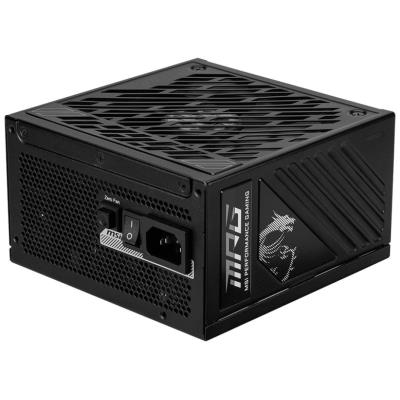 MSI zdroj MPG A1250GS PCIE5/ 1250W/ ATX3.1/ akt. PFC/ 10 let celk. záruka/ 135mm fan/ modulární kabeláž/ 80PLUS Gold