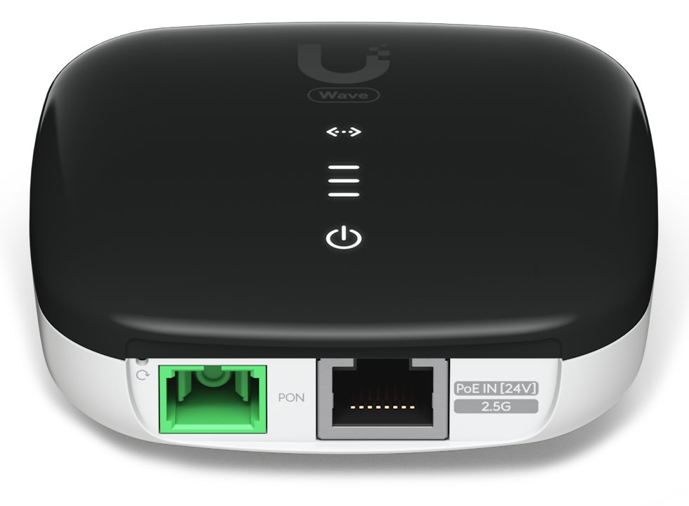Ubiquiti WaveFiber ONU - GPON jednotka, SC/APC port, 1x 2.5GbE, PoE 24V