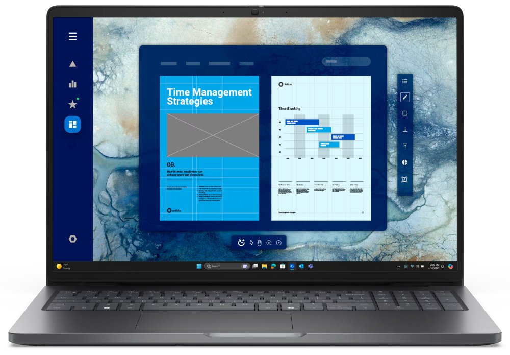 DELL Pro 16 PC16250/ Core 5-120U/ 16GB/ 512GB SSD/16" FHD+/ FPR/ W11Pro/ 3Y PS on-site
