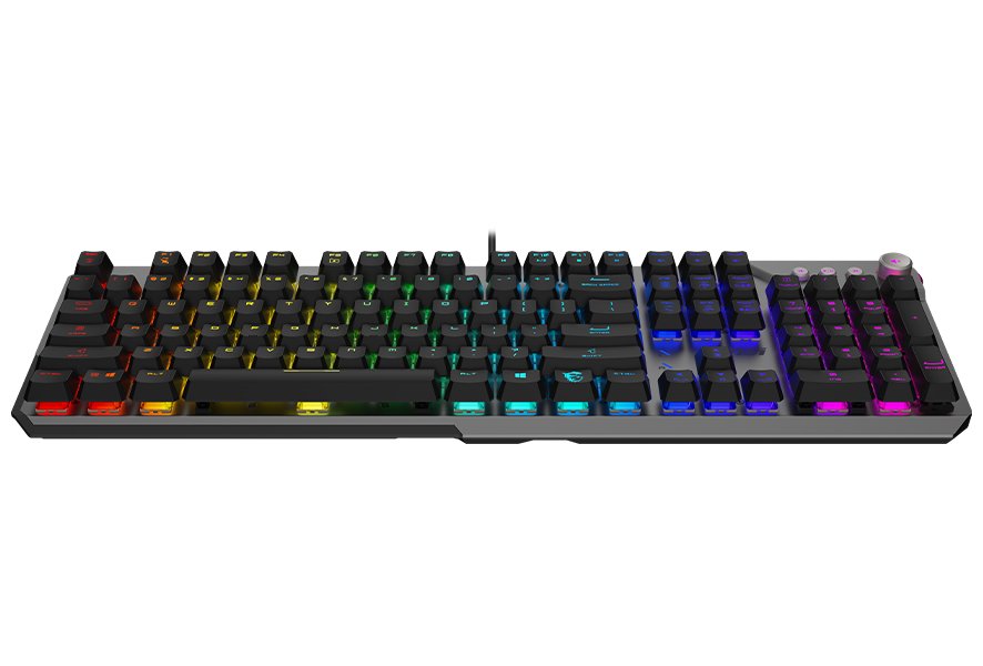MSI herní klávesnice STRIKE 600 Silent/ drátová/ mechanická/ RGB podsvícení/ USB/ CZ+SK layout