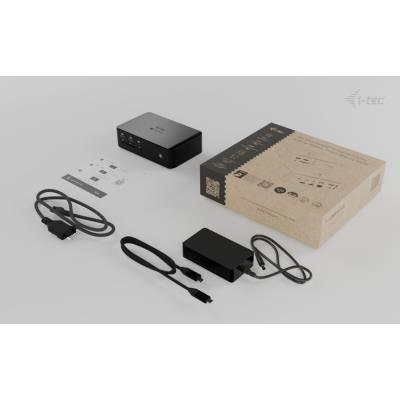 i-tec dokovací stanice Thunderbolt 5 Quattro Display Dock, 2x HDMI, 1x USB-C video, Power Delivery 140W