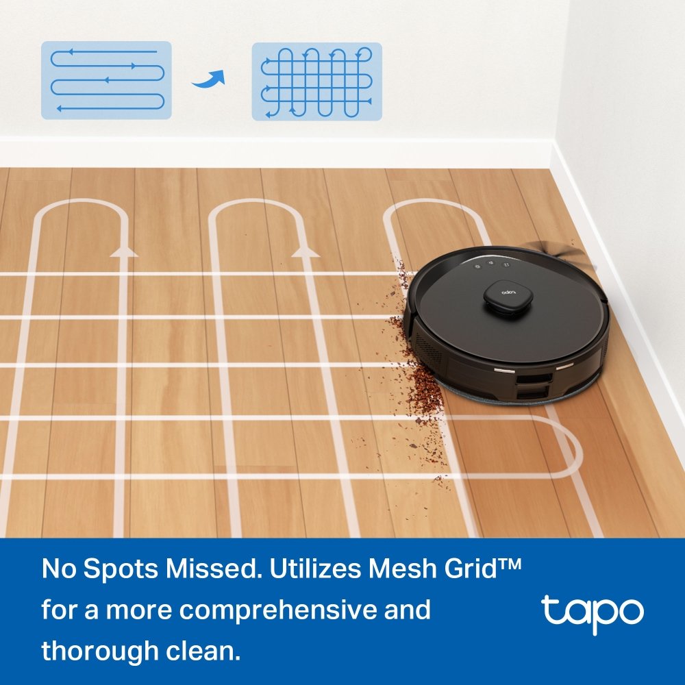 TP-LINK Tapo RV30 Max Plus Robotický vysavač a mop + chytrá nabíjecí stanice s automatickým vyprazdňováním