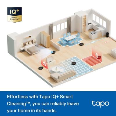 TP-LINK Tapo RV30 Max Plus Robotický vysavač a mop + chytrá nabíjecí stanice s automatickým vyprazdňováním