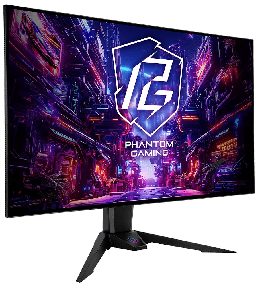 POUŽITÉ - Phantom Gaming by Asrock monitor PGO32UFS 32" /OLED/3840x2160/240Hz/275cd/m2/0,03ms/DP/HDMI/USB-C/repro/VESA/...