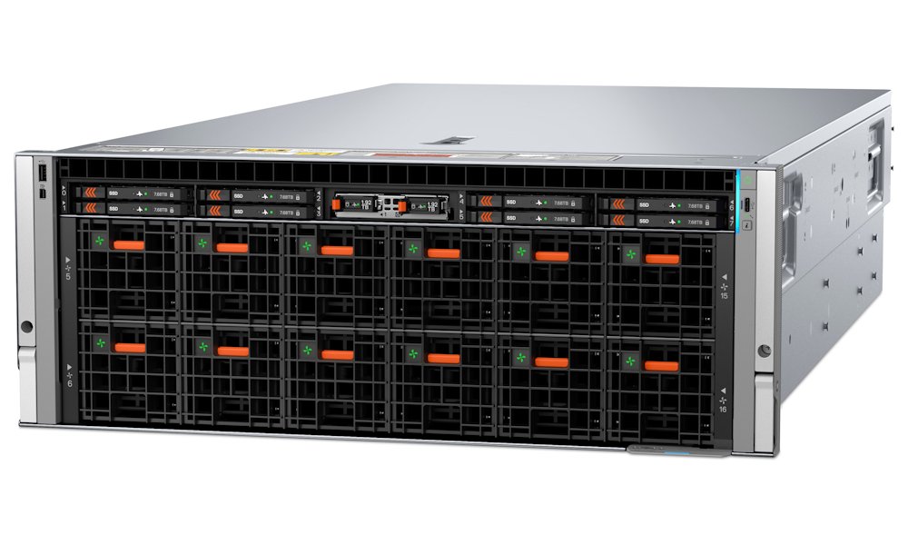 DELL PowerEdge XE7745/8xNVMe/2xEpyc 9575F/768GB/2x1.6TB NVMe/8x3200W/iDRAC Ent./ 8x nVidia L40S 48GB/BOSS/ 3Y PS NBD