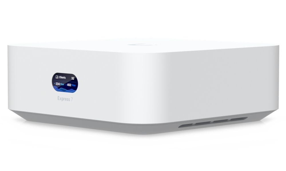 POUŽITÉ - Ubiquiti UniFi Express 7 - Router/AP, 2,4/5/6GHz, Wi-Fi 7, až 10,7 Gbps, UniFi Network OS, IDS/IPS - Výprodej
