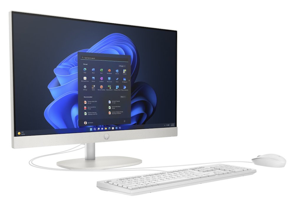 HP ProOne 245 G10/ AiO/ Ryzen 3 7320U/ 8GB/ 512GB SSD/ Radeon™Graphics/ 23,8"FHD,matný/ W11H/ kbd+myš/ bílý