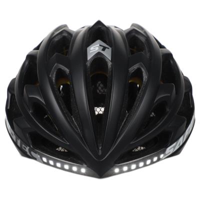 SAFE-TEC Chytrá Bluetooth helma/ Repro/ MIPS/ TYR3 Black-silver M