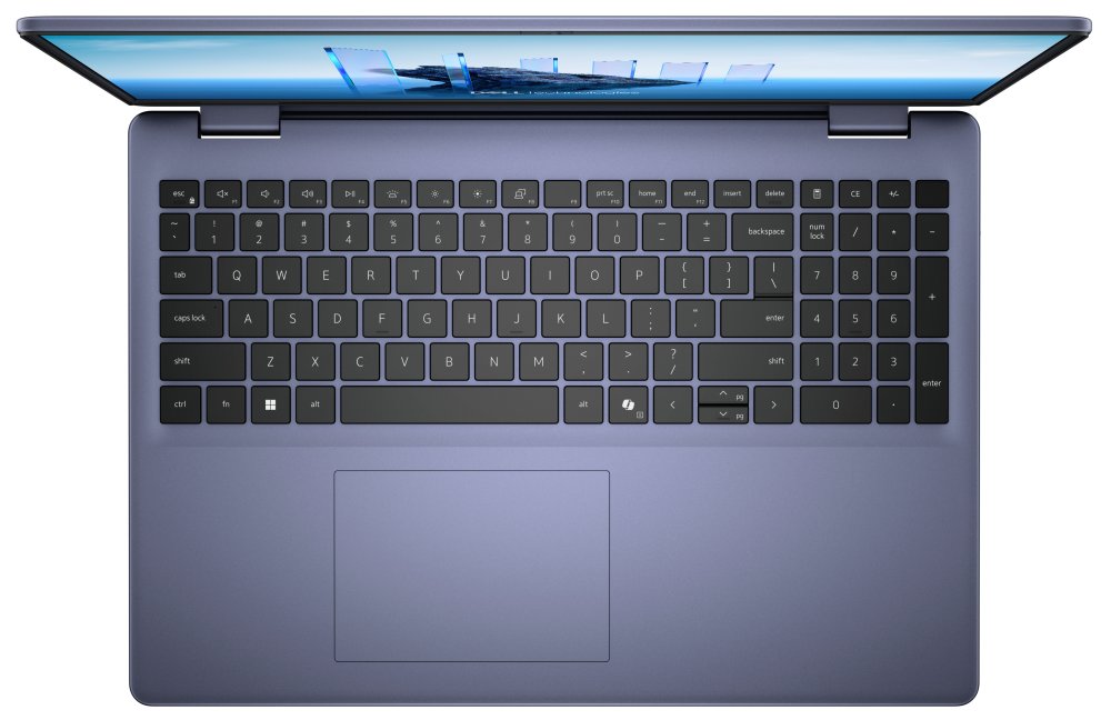 DELL 16 Base DC16251/ Core 7-150U/ 16GB/ 1TB SSD/16" FHD+/ GForce MX570A 2GB/ FPR/ hliník/ W11Pro/ 3Y PS on-site
