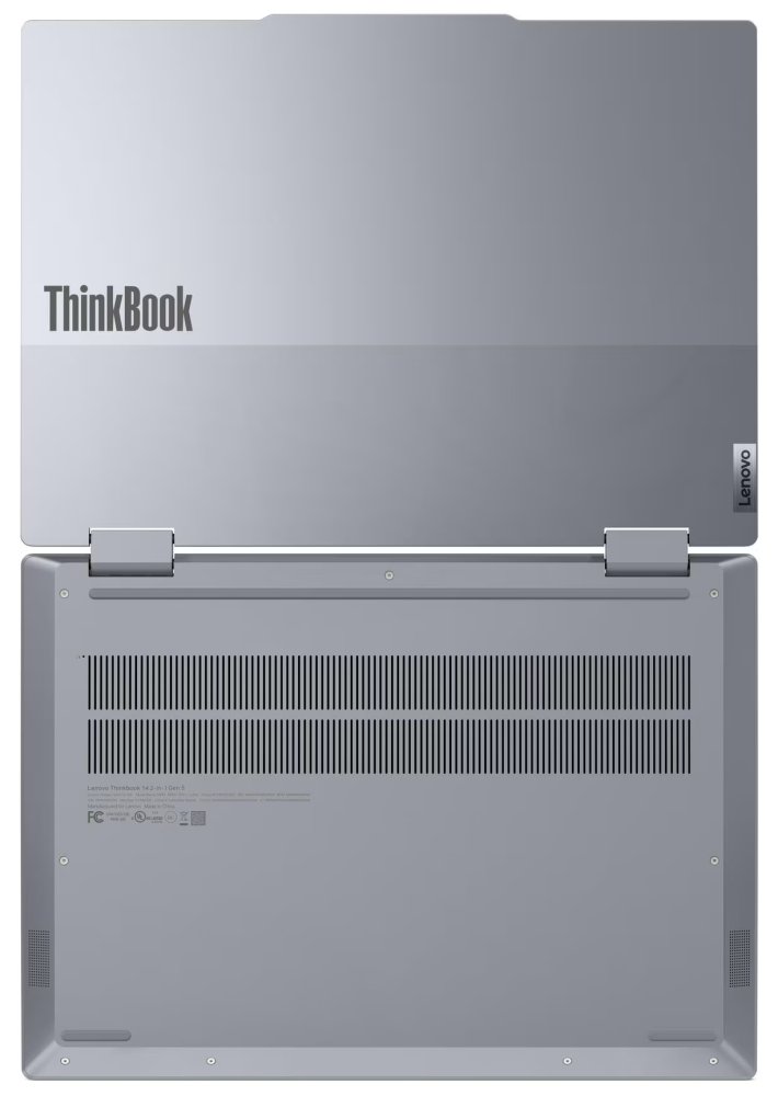 Lenovo ThinkBook 14 2-in-1 G5 IAU/ Ultra 5-225U/ 16GB DDR5/ 512GB SSD/ Intel Graphics/ 14"WUXGA,touch/ W11P/ šedý