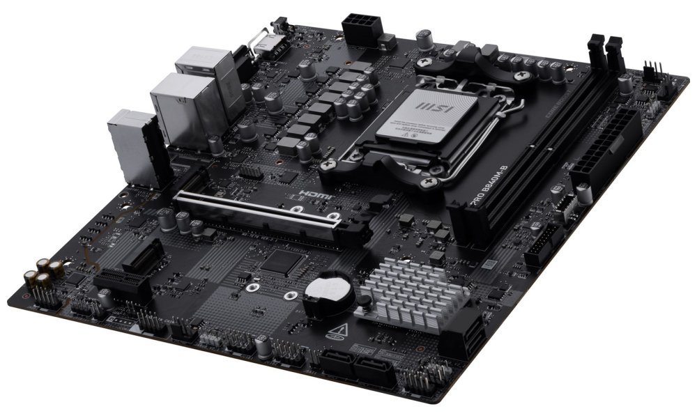 MSI PRO B840M-B / AMD B840 / AM5 / 2x DDR5 / M.2 / mATX
