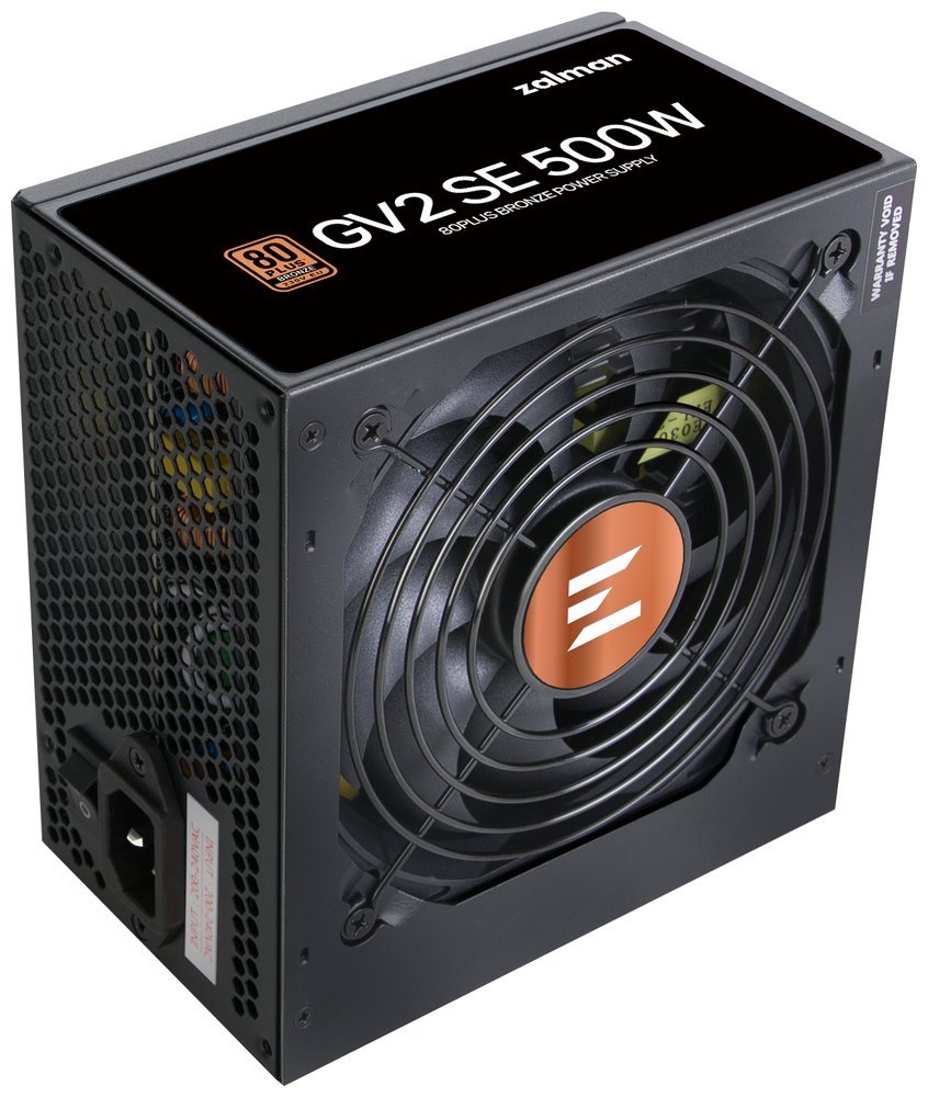 Zalman zdroj ZM500-GV2SE 500W/ ATX / akt. PFC / 120mm ventilátor / 80PLUS