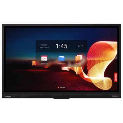 Lenovo ThinkVision T65 s kamerou/ 65" IPS/ 3840x2160/ 16:9/ 400cd/m2cmd/ 1200:1/ 8ms/ HDMI/ DP/ USB/VESA/ RJ45/ černý