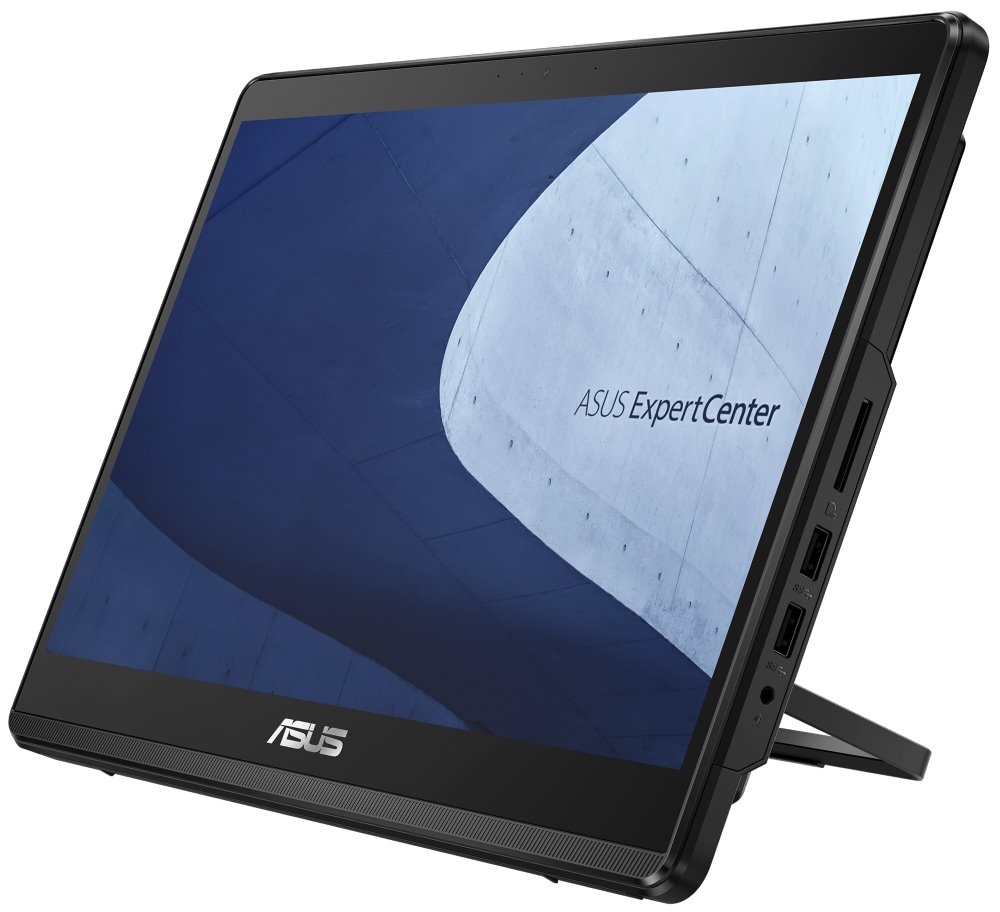 ASUS ExpertCenter E1/ AiO/ N4500/ 4GB/ 128GB SSD/ Intel® UHD/ 15,6"FHD,touch/ bez OS/ černý