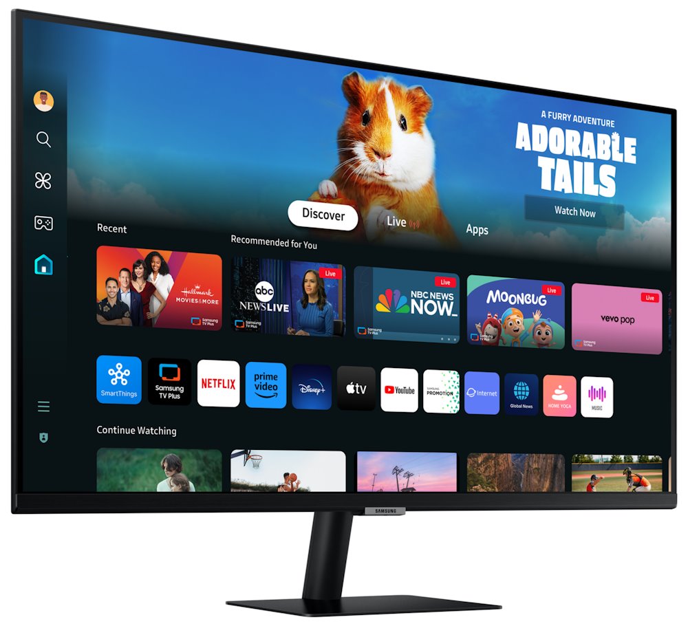 POŠKOZENÝ OBAL - Samsung Smart Monitor M5 32" / M50D / FullHD 1920x1080 / 16:9 / VA / 4ms / 60Hz / HDMI/USB/WiFi/BT/VESA/Repro
