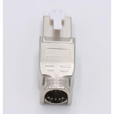 XtendLan Konektor STP RJ45 CAT6A, drát, stíněný, bez nástoje