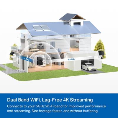 TP-Link Tapo C460 venkovní WiFi Kamera, 8MPx, 3840 × 2160, audio, IR 15m, MicroSD, IP66