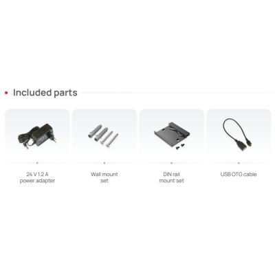 MikroTik KNOT LR8G kit,  LoRa Gateway, CAT-M/NB, Bluetooth, GPS, 2x LAN, 1x SIM, microUSB, 2.4 GHz b/g/n, L4