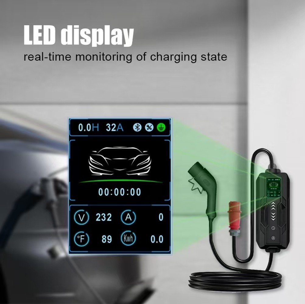 IMMAX cestovní nabíjecí stanice pro elektromobily EV/PHEV AC Type 2, 11 kW