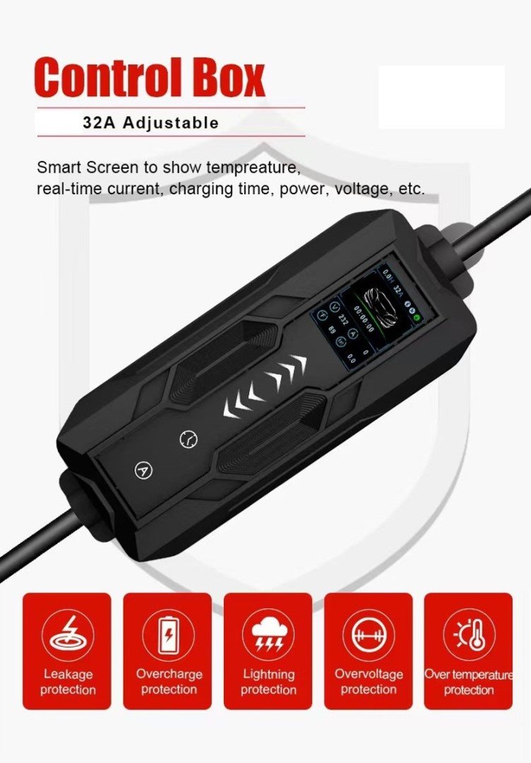 IMMAX cestovní nabíjecí stanice pro elektromobily EV/PHEV AC Type 2, 22 kW