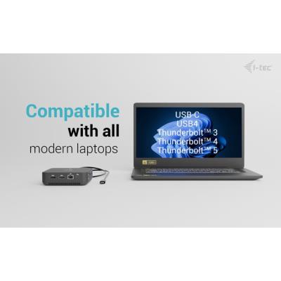 i-tec dokovací stanice USB-C DP Dual HDMI Docking Station, Power Delivery 100W