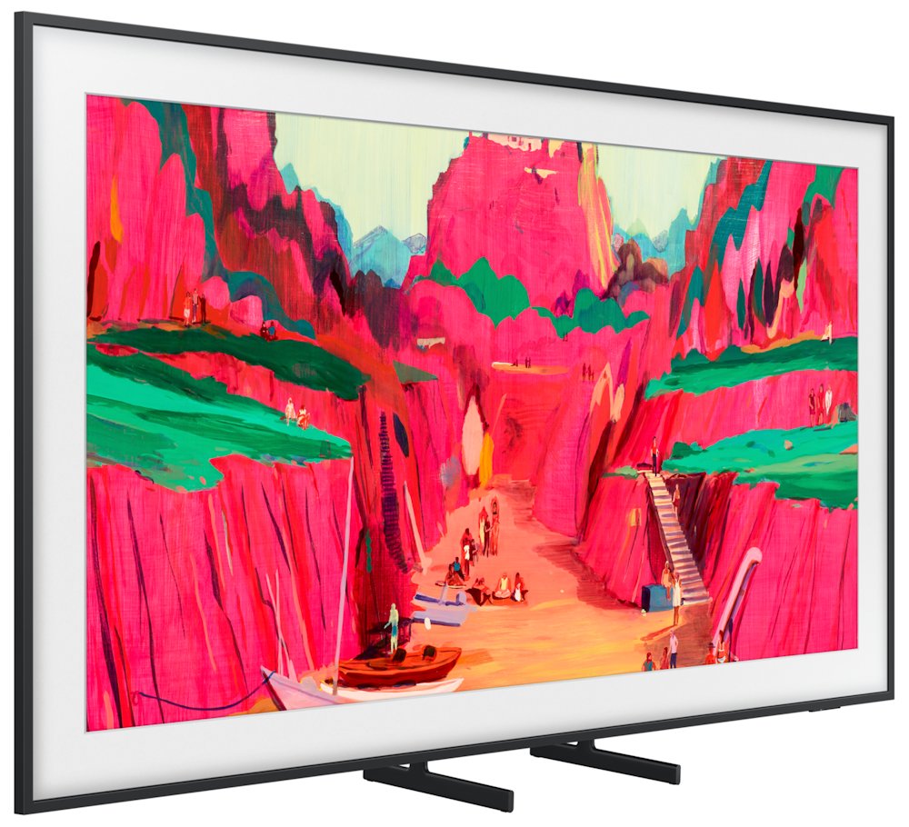 SAMSUNG SMART NEO QLED TV 85"/ The Frame QE85LS03FW/ 4K Ultra HD/ DVB-T2/S2/C/ H.265/HEVC/ 5xHDMI/ 2xUSB/ Wi-Fi/ LAN/ G