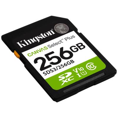 KINGSTON Canvas Select Plus Gen3 256GB SDXC / C10 / UHS-I U1 V10 / up to  150MB/s