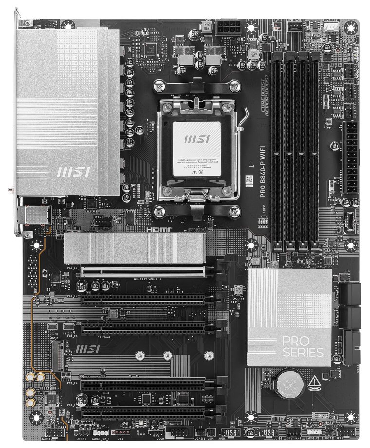 OPRAVENÉ - MSI PRO B840-P WIFI / AMD B840 / AM5 / 4x DDR5 / M.2 / WiFi / ATX