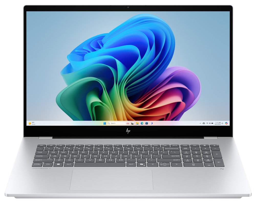 HP OmniBook 7 AI PC 17-dc0000nc/ Core Ultra 5-226V/ 16GB DDR5/ 1TB SSD/ Intel Arc/ 17,3"FHD,touch/ W11P/ stříbrný