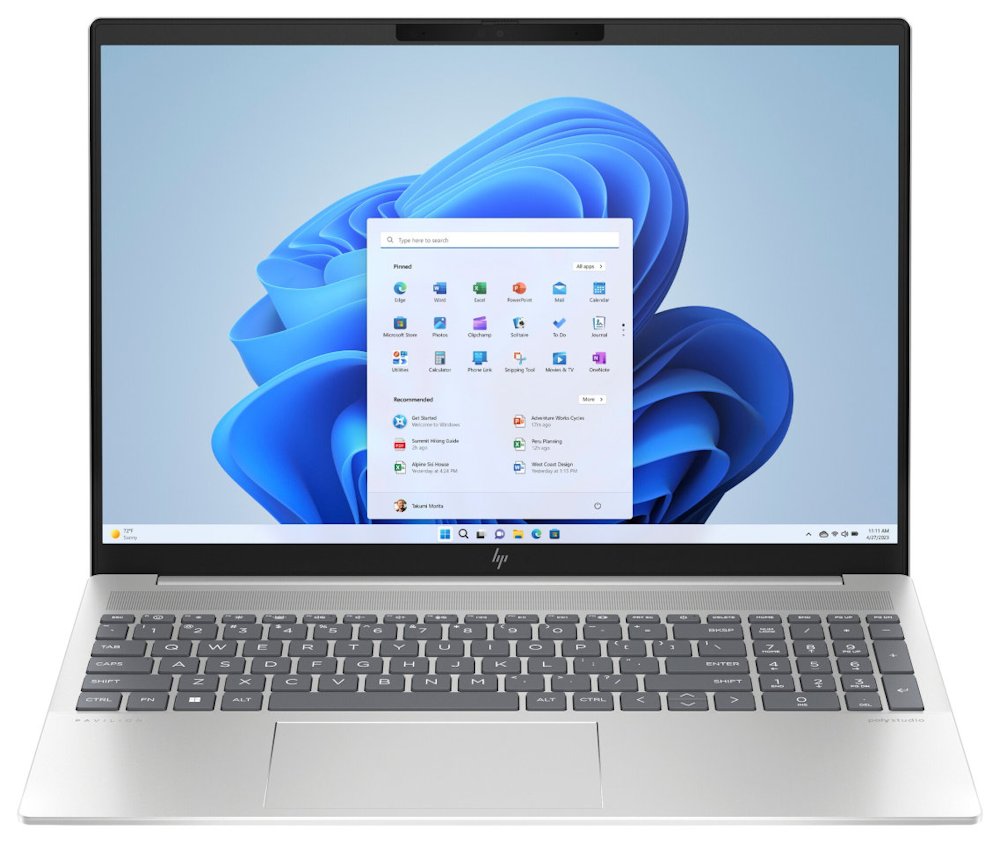 HP Pavilion Plus 16-ab1011nc/ Core Ultra 7-155H/ 32GB DDR5/ 1TB SSD/ Intel Arc/ 16"WQXGA,matný,120Hz/ W11P/ stříbrný