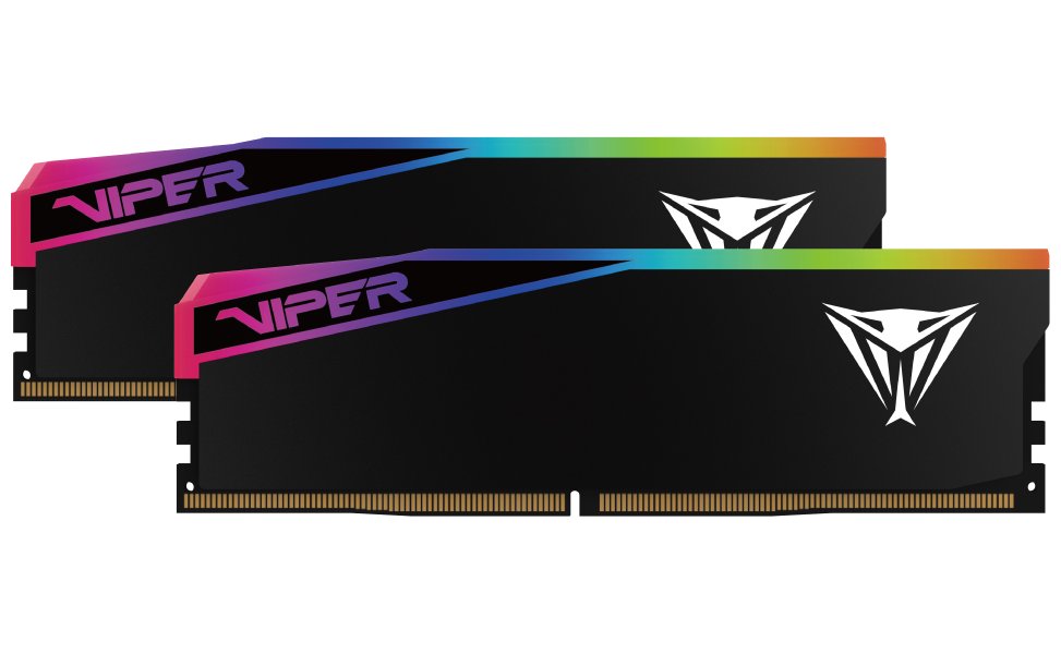 PATRIOT VIPER RGB Elite 5 Ultra 48GB DDR5 8000MT/s / DIMM / CL52 / XMP 3.0 / 1,4V / Kit 2x 24GB