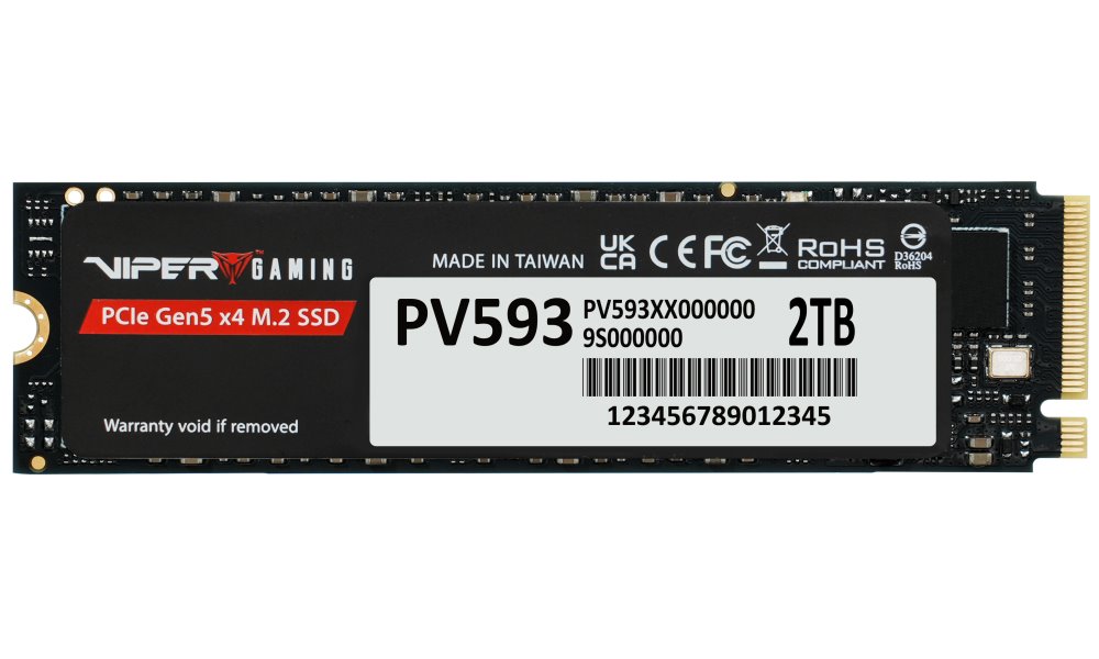 PATRIOT VIPER PV593 2TB SSD / Interní / M.2 NVMe PCIe Gen5 x4 / 2280 /