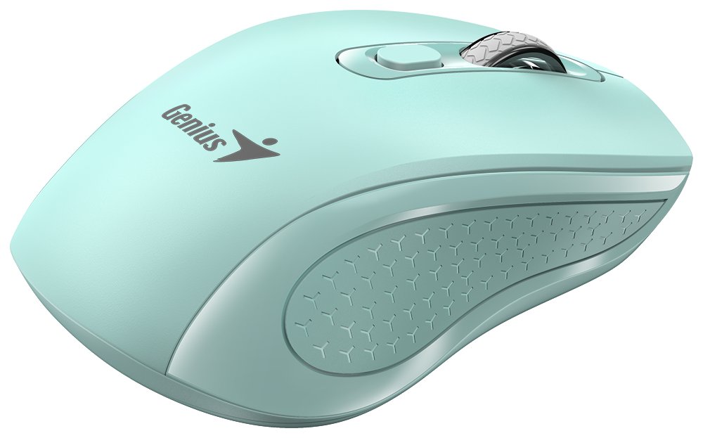 GENIUS NX-8025S Aquamarine/ 1200 dpi/ bezdrátová/ tichá/ Copilot/ 4tlačítková/ zelená