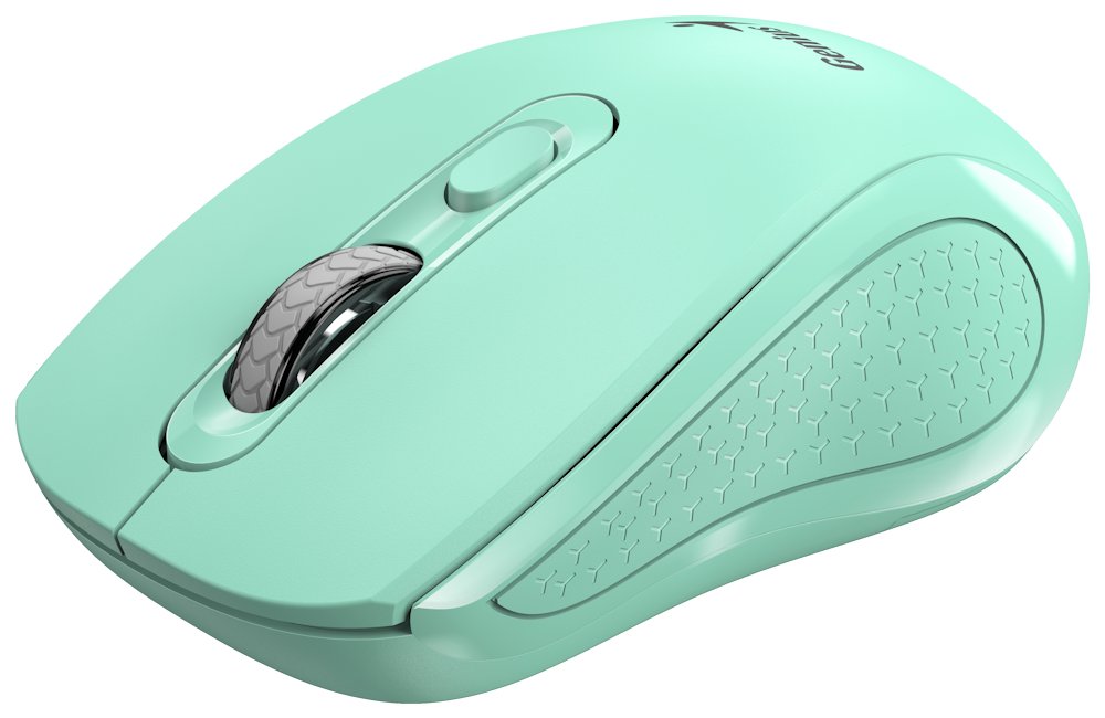GENIUS NX-8025S Aquamarine/ 1200 dpi/ bezdrátová/ tichá/ Copilot/ 4tlačítková/ zelená