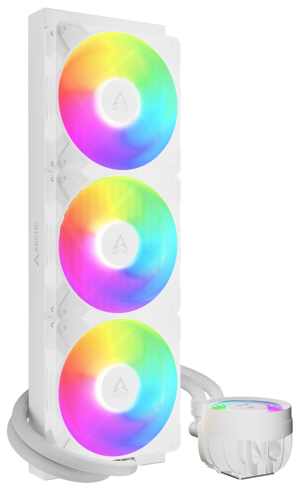 ARCTIC vodní chladič Liquid Freezer III Pro 420 ARGB bílý