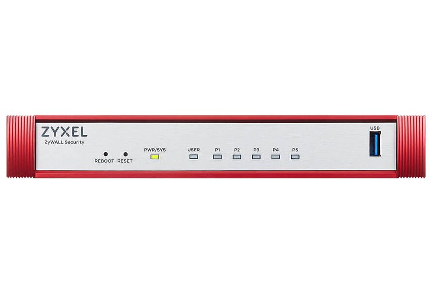 Zyxel USG FLEX 50 HP, 5 Gigabit user-definable ports, 1*1G PoE+, 1*USB with 1 YR Entry Defense Pack