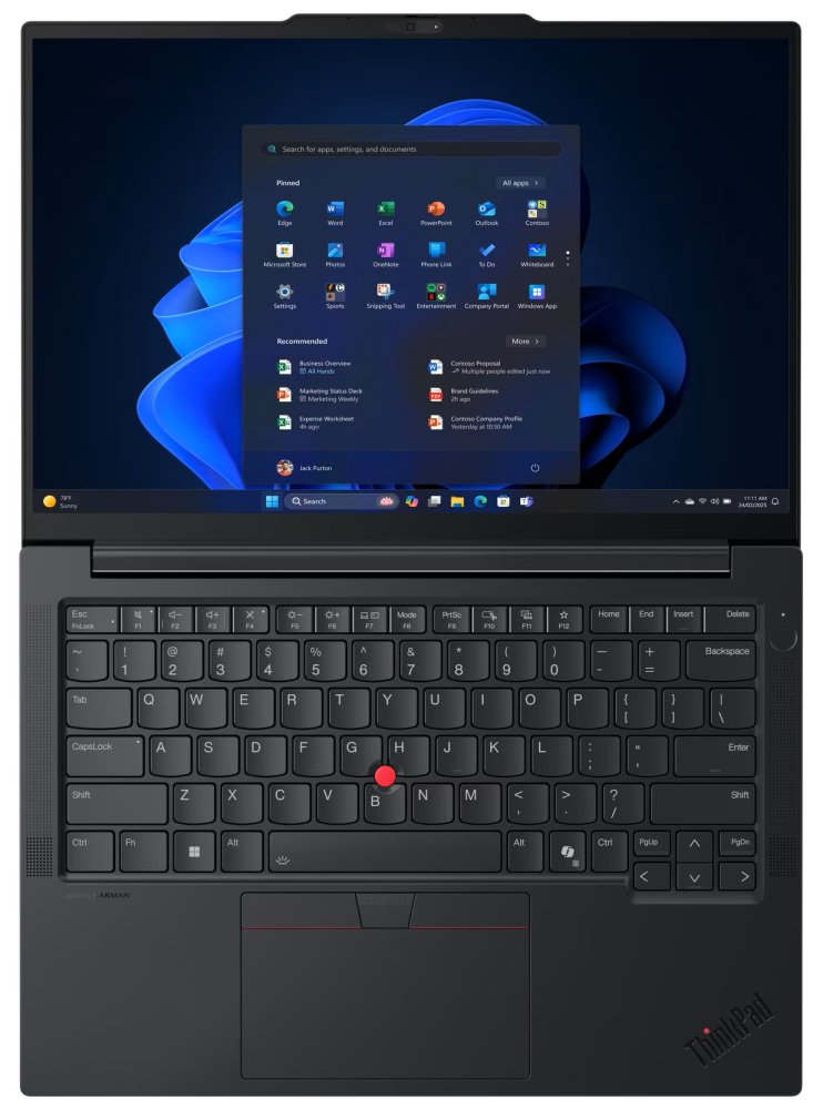 Lenovo E14 Gen 7/ Core Ultra 7 255H/ 32GB DDR5/ 1TB SSD/ Intel Graphics/ 14"WUXGA,matný/ W11P/ černý