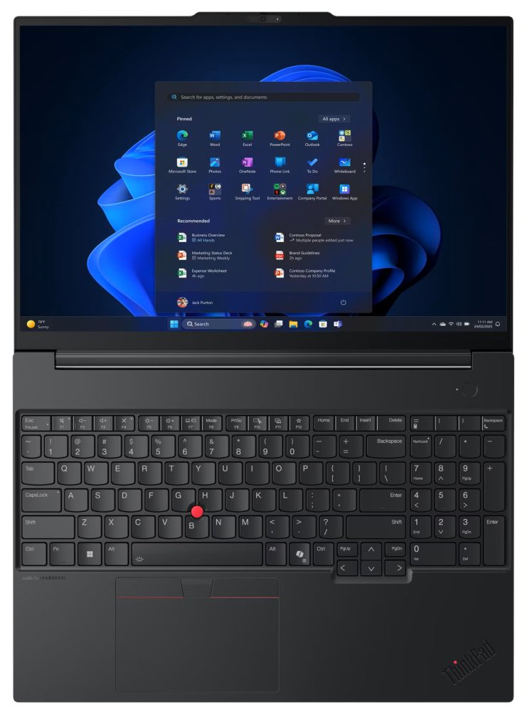 Lenovo E16 Gen 3/ Core 5 220U/ 16GB DDR5/ 512GB SSD/ Intel Graphics/ 16"WUXGA,matný/ W11P/ černý
