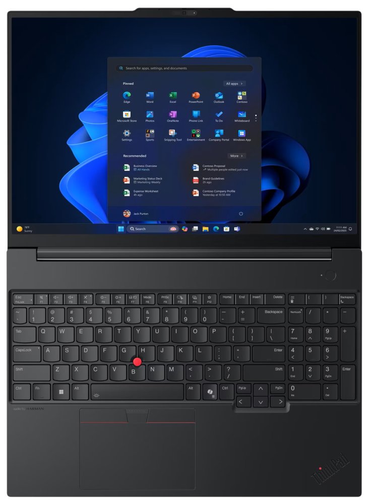 Lenovo E16 Gen 3/ Ryzen 7 250/ 32GB DDR5/ 1TB SSD/ Radeon™ Graphics/ 16"WUXGA,matný/ W11P/ černý