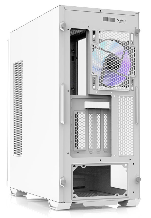 POŠKOZENÝ OBAL - Zalman skříň Z10 Duo / ATX / 4x120 mm ARGB fan / 2xUSB 3.0 / USB-C / tvrzené sklo / bílá