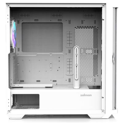 POŠKOZENÝ OBAL - Zalman skříň Z10 Duo / ATX / 4x120 mm ARGB fan / 2xUSB 3.0 / USB-C / tvrzené sklo / bílá
