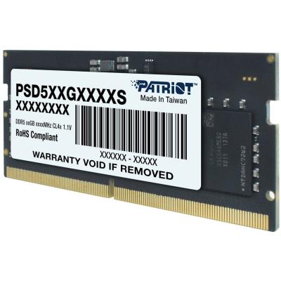 PATRIOT Signature Line 32GB DDR5 5600MT/s / SO-DIMM / CL46 / 1,1V
